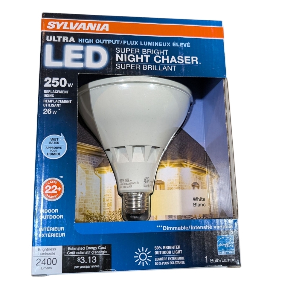 Sylvania Ultra LED Night Chaser 26W (250W) Light New in Box